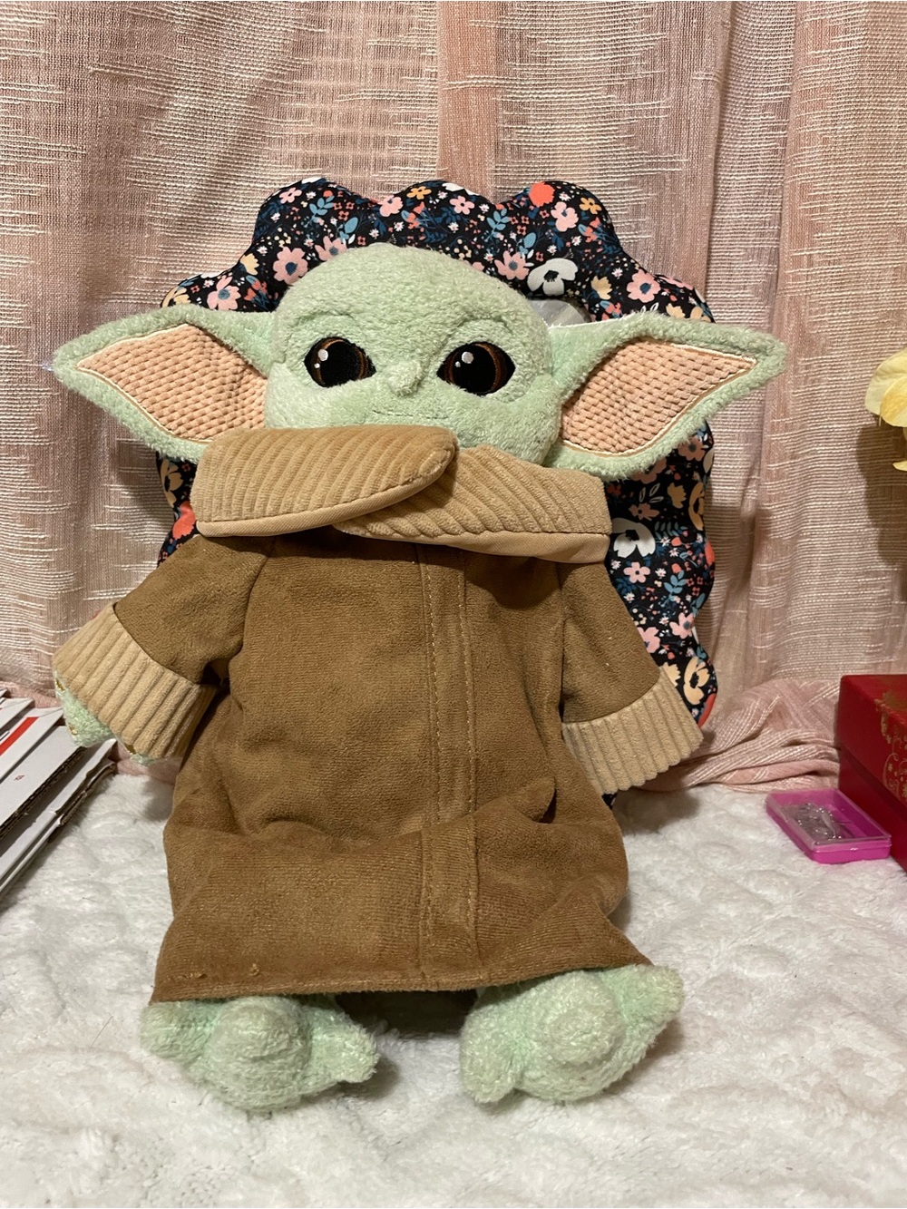 Star Wars Grogu Plush - Light Green and Brown Cozy Robe